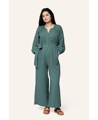 Nom Maternity Alma Nursing Jumpsuit