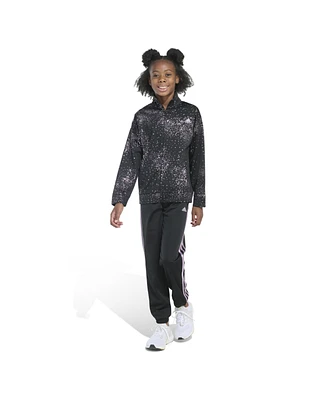 adidas Big Girls Long Sleeve Printed Classic Tricot Track, 2-Piece Set