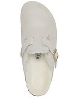 Birkenstock Women's Boston Shearling Suede Leather Clogs from Finish Line