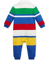 Polo Ralph Lauren Baby Cotton Rugby Coverall