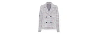 Olsen Women's Plaid Caban Sweater Jacket