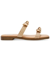 Dv Dolce Vita Women's Medford Two-Band Bow Flat Sandals