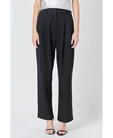 Grey Lab Women's Wide Leg Trousers