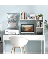 Gouun 3-Tier Multipurpose Desk Bookshelf with 4 Shelves