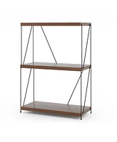 Gouun Multipurpose Display Rack with Metal Frame-34 inches