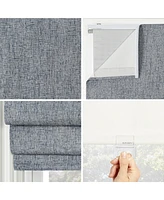 Somerton Textured 100% Blackout Cordless Roman Shade