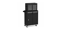 Slickblue Heavy Duty Steel Lockable Rolling Garage Tool Chest Mobile Storage Cart