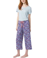 Hue Women's The Ditsy Dance Capri Pajama Pants