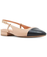 Madden Girl Cameo Capped-Toe Slingback Flats