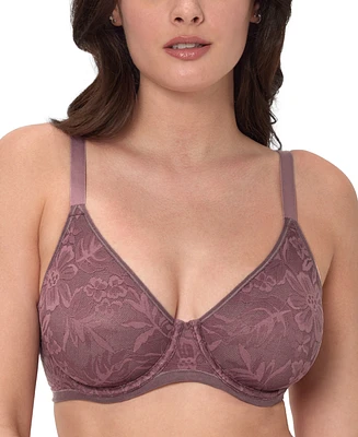 Bali Women's Breathe Lace Underwire Bra DF7590