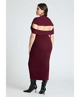 Eloquii Plus Cape Dress