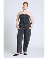 Eloquii Plus Denim Bustier