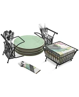 Sorbus 4 Section all-in-one Buffet Utensil Caddy
