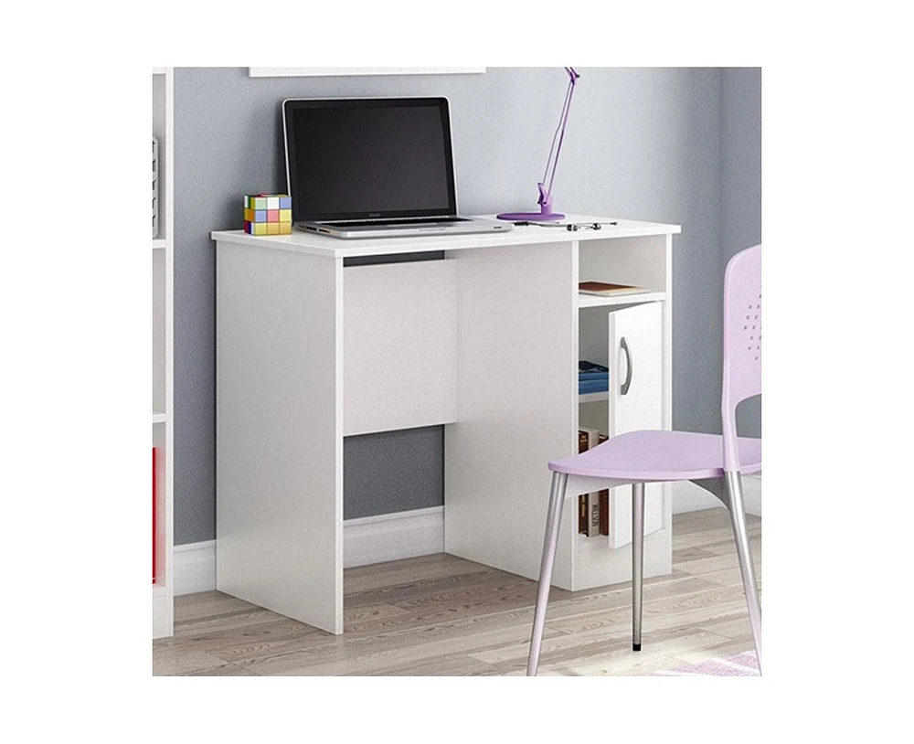 Slickblue Compact Computer Desk Ideal for Small Home Office Spaces