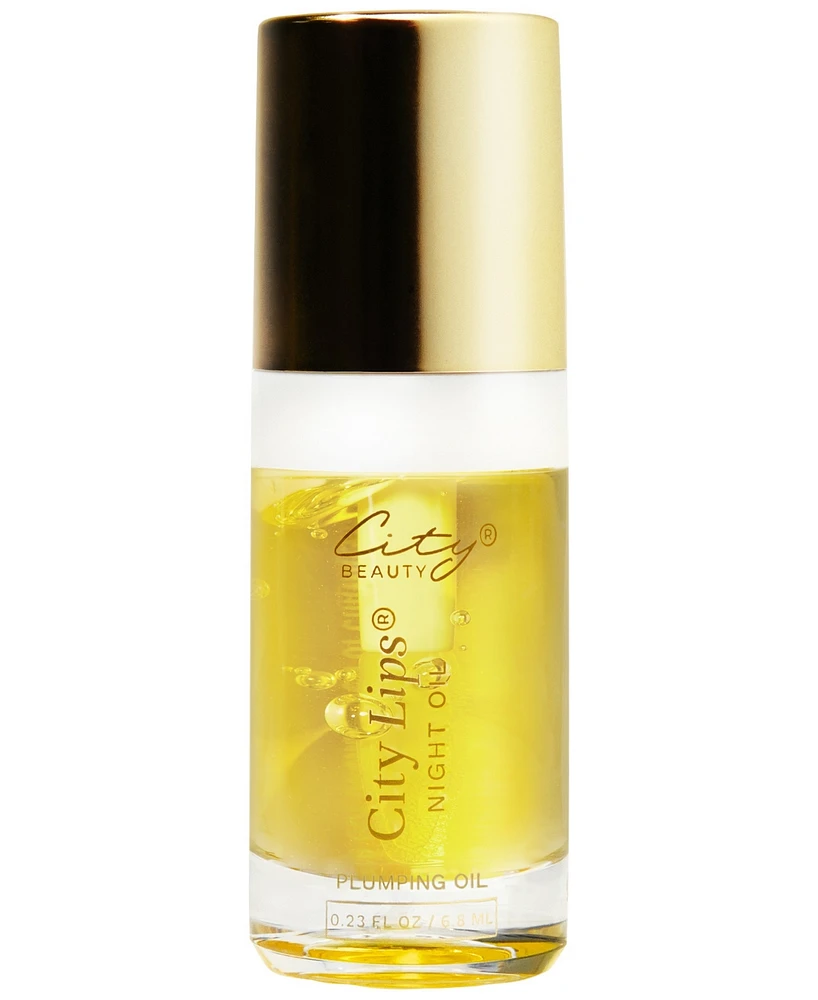 City Beauty Overnight Plumping Oil, 0.23 Fl Oz/6.8 Ml