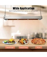 WeChef Electric Strip Heater 2 Pack Portable 36" 1000W Commercial Food Warmer Heating Lamp for Fry Chicken