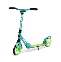 Hurtle Foldable Kick Scooter With Adjustable Handlebar - Teal Blue