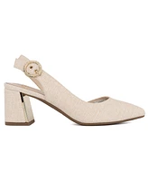Jones New York Women's Candree Pointed Toe Block Heel Slingback Pumps