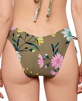 Salt + Cove Juniors' Floral-Print Side-Tie Bikini Bottoms, Exclusively at Macy's