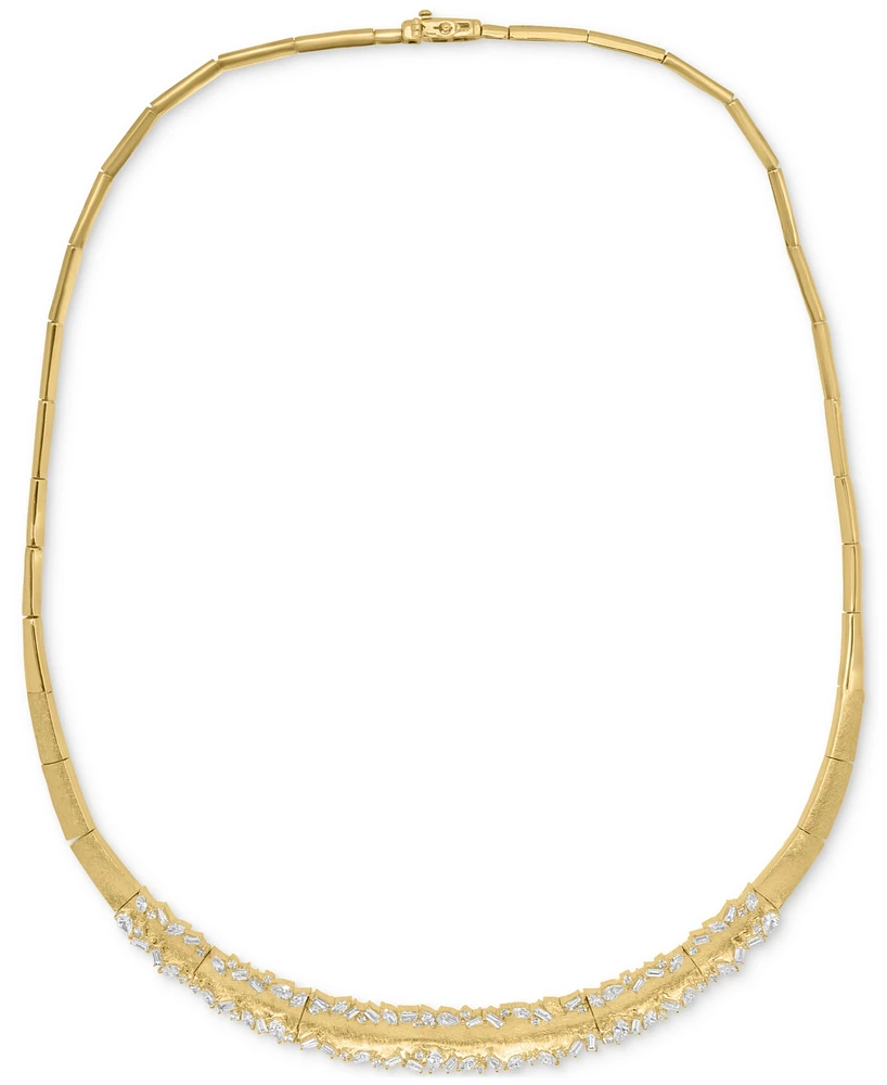 Effy Collection Diamond Collar 18" Necklace (2-7/8 ct. t.w.) in 14k Gold