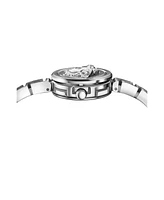 Versace Women's Medusa Secret Silver Stainless Steel Bracelet Watch, 25mm