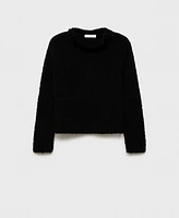 Mango Women's Fur-Effect Knitted Sweater