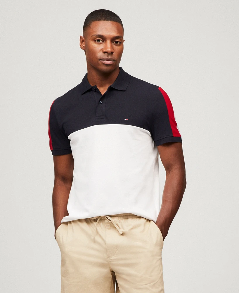 Tommy Hilfiger Men's Regular-Fit Colorblocked Polo Shirt