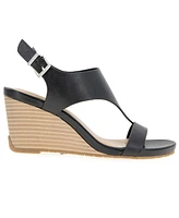 Kenneth Cole Reaction Women's Greatly Thong Almond Toe Wedge Sandals
