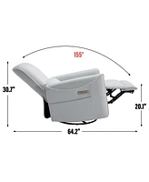 Mondawe Swivel And Rocker Power Recliner Chair