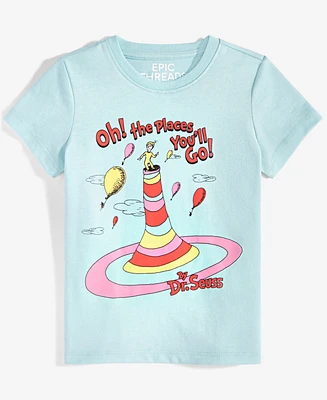 Epic Threads Toddler Girl Dr Seuss Graphic T-Shirt, Exclusively at Macy's