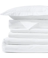 Lands' End 300 Thread Count Cotton Smooth Percale Duvet Bed Cover