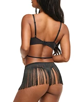 Adore Me Women's Neveah Fringe Playsuit Lingerie