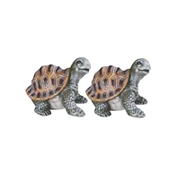 Fc Design "2-pc Gift Set" 2.5"H Turtle Figurine Statue Ornament Home Room Office Decor and Perfect Gift Ideas for Housewarming, Holidays and Birthdays