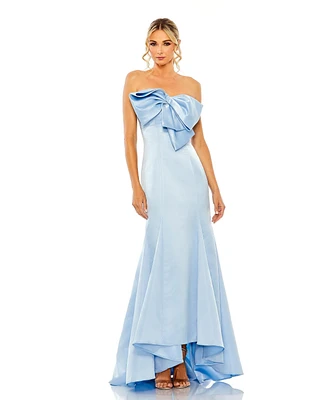 Mac Duggal Women's Strapless Mermaid Gown