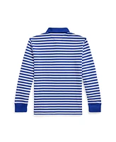 Polo Ralph Lauren Big Boys Nautical-Flag Striped Cotton Rugby Shirt