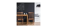 Slickblue Set of 2 Solid Wood Armless Mission Style Dining Chairs