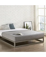 Slickblue King size Modern Low Profile Heavy Duty Metal Platform Bed Frame