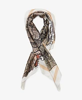 Steve Madden Blooming Paisleys Satin Square Scarf