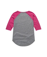 Wicked Big Girls Popular Graphic Raglan T-shirt