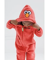 Sesame Street Cozy Sherpa Zip Up Cosplay Costume Coverall