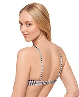 Salt + Cove Juniors' Plaid Underwire Bikini Top, Exclusively at Macy's