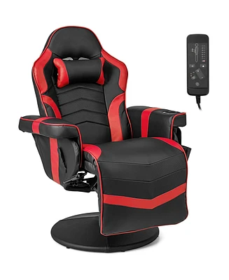 Gouun Massage Video Gaming Recliner Chair with Adjustable Height