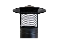 Slickblue Steel Chimenea Wood-Burning Fire Pit for Outdoor Heating and Ambiance