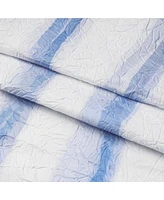 Awesome Home Wavy Stripe Texture Fabric Shower Curtain, 72"X72"