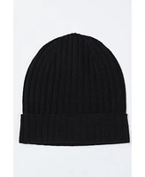 Jennie Liu 100% Cashmere Beanies for Women(Black, One