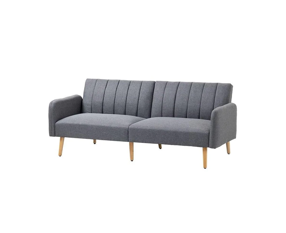 Slickblue Modern Mid-Century Sleeper Sofa Bed - Stylish Convertible Couch for Living Room