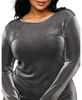 Adore Me Plus Keoni Long Sleeve Slip