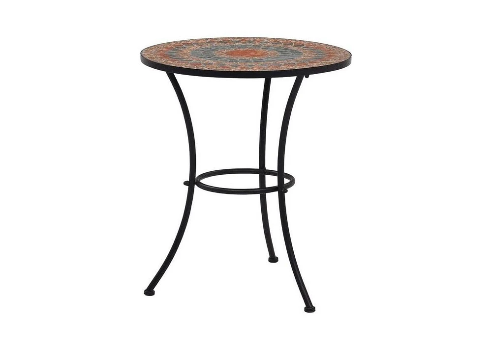 Slickblue Round Outdoor Patio Bistro Table for Stylish Dining and Relaxing in Outdoor Spaces