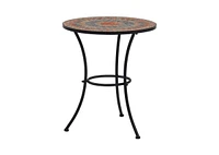 Slickblue Round Outdoor Patio Bistro Table for Stylish Dining and Relaxing in Outdoor Spaces