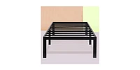 Slickblue Heavy Duty Metal Platform Bed Frame - 18-Inch High for Superior Support